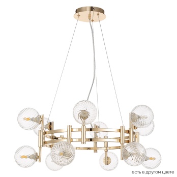 Подвесная люстра Crystal Lux LUXURY SP12 GOLD