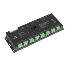 Декодер Arlight Smart-DMX-SUF (12-24V, 24x5A, XLR3, RJ45) 033769