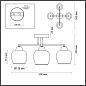 Потолочная люстра Lumion Moderni 5224/4C