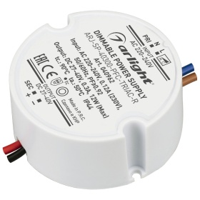 Блок питания Arlight ARJ-SP-40300-PFC-TRIAC-R (12W, 27-40V, 300mA) 040962