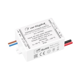 Блок питания Arlight ARPJ-SP-42100-PFC-TRIAC-MINI (4W, 21-42V, 100mA) 047584