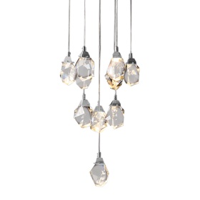 Подвесной светильник Delight Collection Crystal rock MD-020B-11 chrome