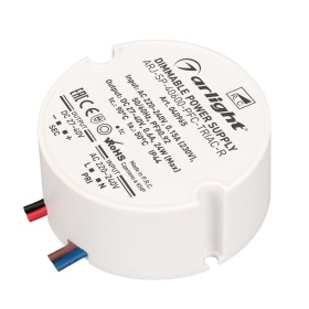 Блок питания Arlight ARJ-SP-40600-PFC-TRIAC-R (24W, 27-40V, 600mA) 040965