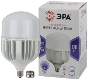 Лампа светодиодная Эра E40 120W 6500K LED POWER T160-120W-6500-E27/E40 Б0049104