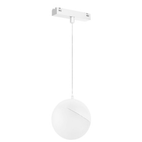 Трековый магнитный светильник Arlight MAG-VIBE-EMISFERO-HANG-R100-6W Warm3000 (WH, 130 deg, 48V) 044456