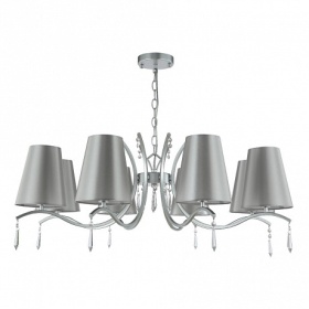 Подвесная люстра Crystal Lux Renata Renata SP8 Silver