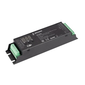 Декодер Arlight SMART-DMX512-305-63-RDM-SUF Black (12-48V, 5x4A, Terminal) (IARL, IP20 Металл, 5 лет) 036244