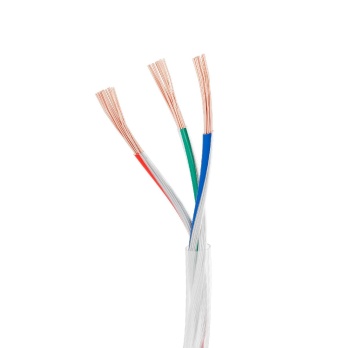 Провод питания Arlight ARL-20AWG-CLEAR-3Wire-CU-Double (3x0.75mm, 4.5m) 047624