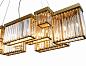 Подвесная люстра Delight Collection Broadway 2466 brushed ti-gold