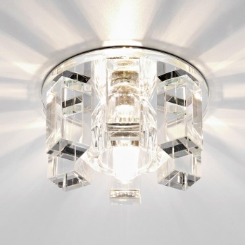 Встраиваемый светильник Ambrella Light D1017 CL/CL/CH