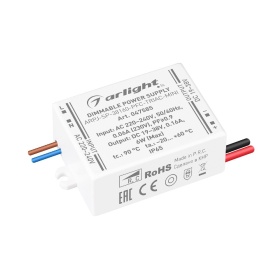 Блок питания Arlight ARPJ-SP-38160-PFC-TRIAC-MINI (6W, 19-38V, 160mA) 047585