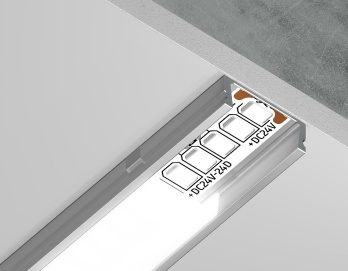 Алюминиевый накладной профиль Ambrella Light Alum Profile GP1700AL