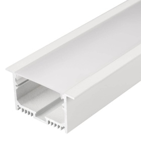 Профиль с экраном Arlight SL-LINIA62-F-2500 WHITE+OPAL 021374