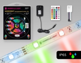 Светодиодная лента Ambrella Light LED Strip 12В 5050 7,2Вт/м RGB 5м IP65 GS2501