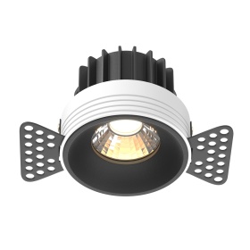 Встраиваемый светильник Maytoni Technical Downlight Round DL058-12W3K-TRS-B