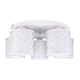 Потолочная люстра Arte Lamp Traforato A8349PL-5WH