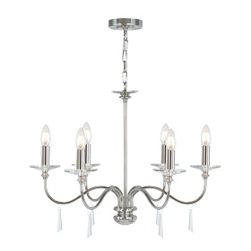 Подвесная люстра Elstead Lighting Finsbury park FP6-POL-NICKEL