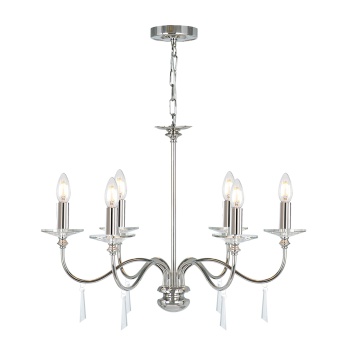 Подвесная люстра Elstead Lighting Finsbury park FP6-POL-NICKEL