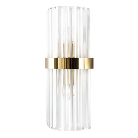 Настенный светильник Crystal Lux SORPRESA AP2 BRASS/TRANSPARENTE