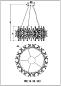 Подвесная люстра Wertmark Floriane WE119.20.303