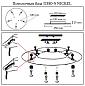 Основание для люстры Crystal Lux D350-5 Nickel