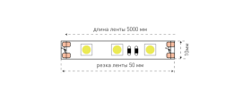 Светодиодная лента SWG SWG560-12-14.4-NW-66-M 014782