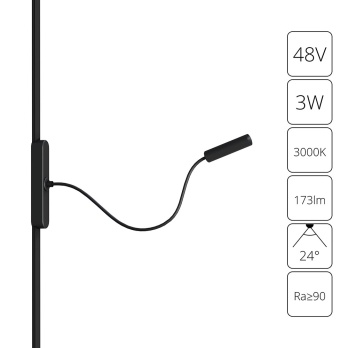 Трековый магнитный светильник Arte Lamp Rapid A1162PL-1BK