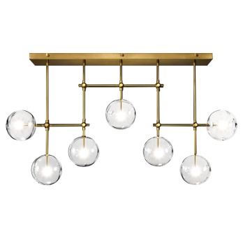 Потолочный светильник Delight Collection Globe Mobile KG0835P-7A brass