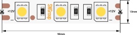 Светодиодная лента SWG SWG560-12-14.4-W-66-M 12В 14,4Вт/м 6000-6500K 5м IP66 015652