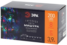 Гирлянда мишура 220V мультиколор ЭРА ENIN - WM Б0047972