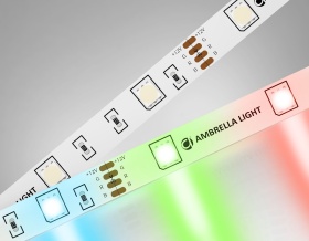 Светодиодная лента Ambrella Light LED Strip 12В 5050 7,2Вт/м RGB 5м IP20 GS2201