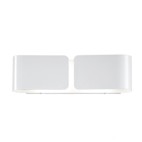 Настенный светильник Ideal Lux Clip AP2 Small Bianco 014166