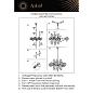 Подвесная люстра Aployt Melani APL.821.03.08