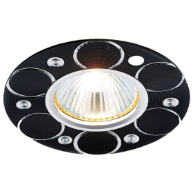 Встраиваемый светильник Ambrella Light Classic A808 BK/AL