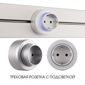 Трековая розетка Arte Milano Am-track-sockets-39 397951TS/ES Silver