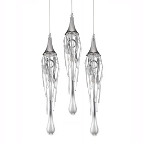 Подвесной светильник Delight Collection Goddess Tears P68009L-3/R chrome