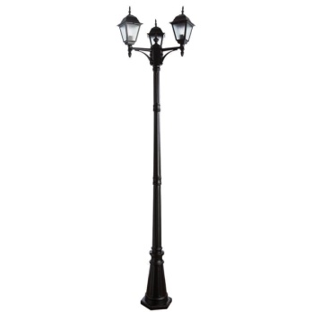 Садово-парковый светильник Arte Lamp Bremen A1017PA-3BK