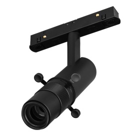 Трековый магнитный светильник Arlight MAG-ORIENT-SPOT-CROP-ZOOM-TC-R35-6W Day4000 (BK, 19-29 deg, 48V) 045066