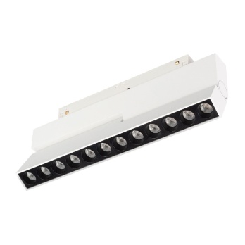 Трековый магнитный светильник Arlight MAG-ORIENT-DOTS-FOLD-S230-12W Day4000 (WH, 30 deg, 48V) 045034