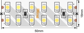 Светодиодная лента SWG SWG3240-24-19.2-WW-M 010110